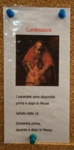 Confessioni in santuario